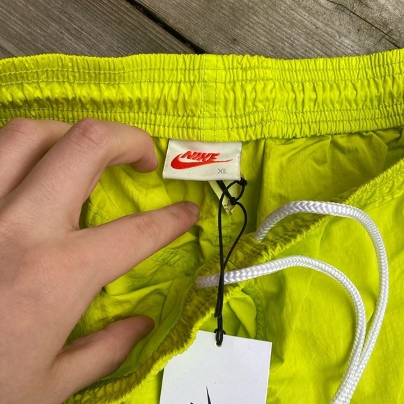 Nike X Stussy Beach Pants Sweatpants XL Neon - Picture 6 of 8